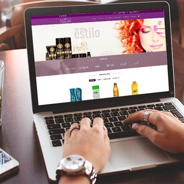 Criação de Sites Curitiba - D'ellas Cosméticos